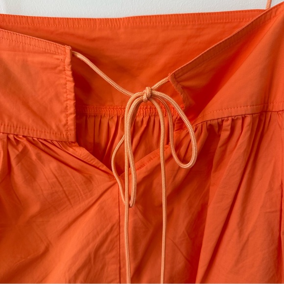 SERINA MINI DRESS - Orange Spaghetti Strap Dress - Picture 9 of 15